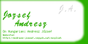 jozsef andresz business card